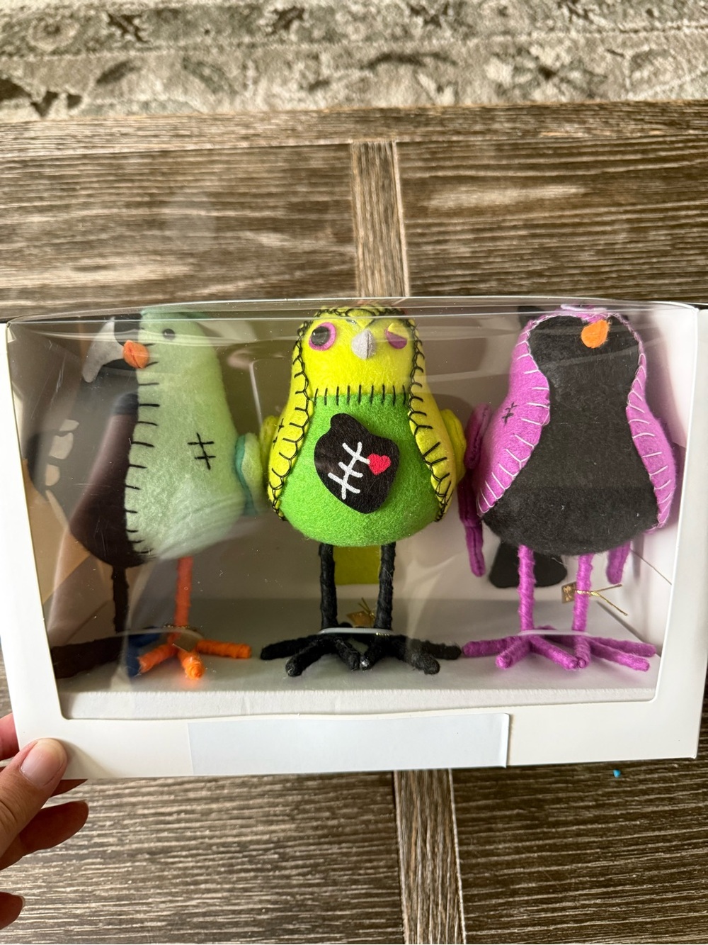 NWT Halloween Featherly Friends Bird Set Bundle